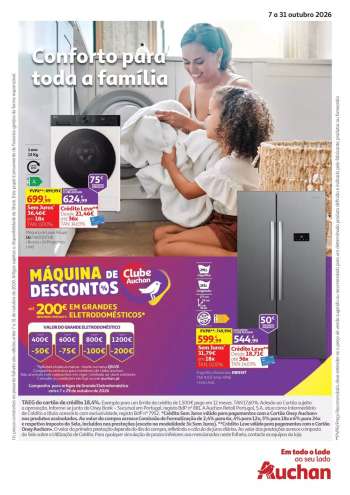 Folheto Auchan - 7.10.2026 - 31.10.2026.