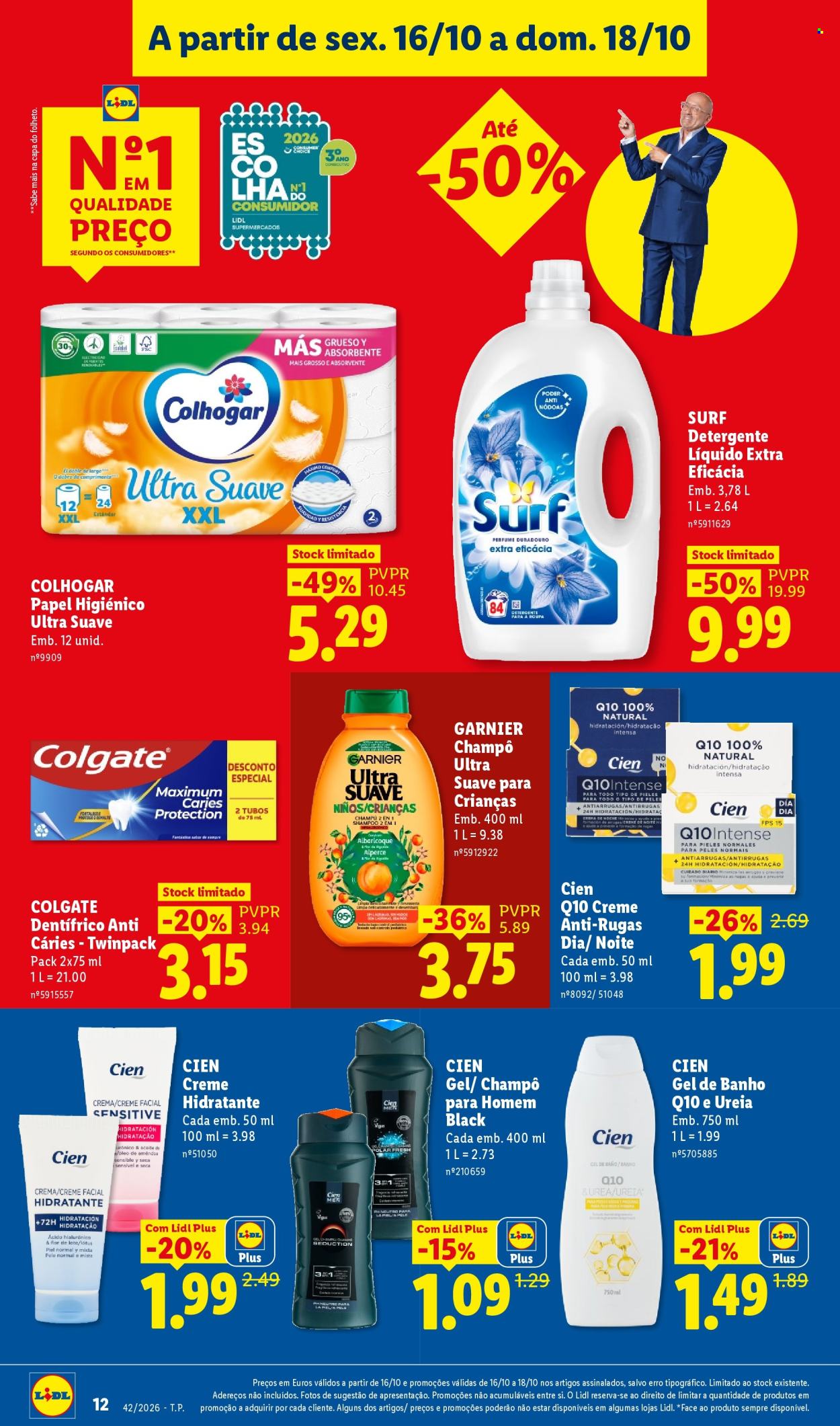 Folheto Lidl - 16.10.2026 - 18.10.2026. Página 12