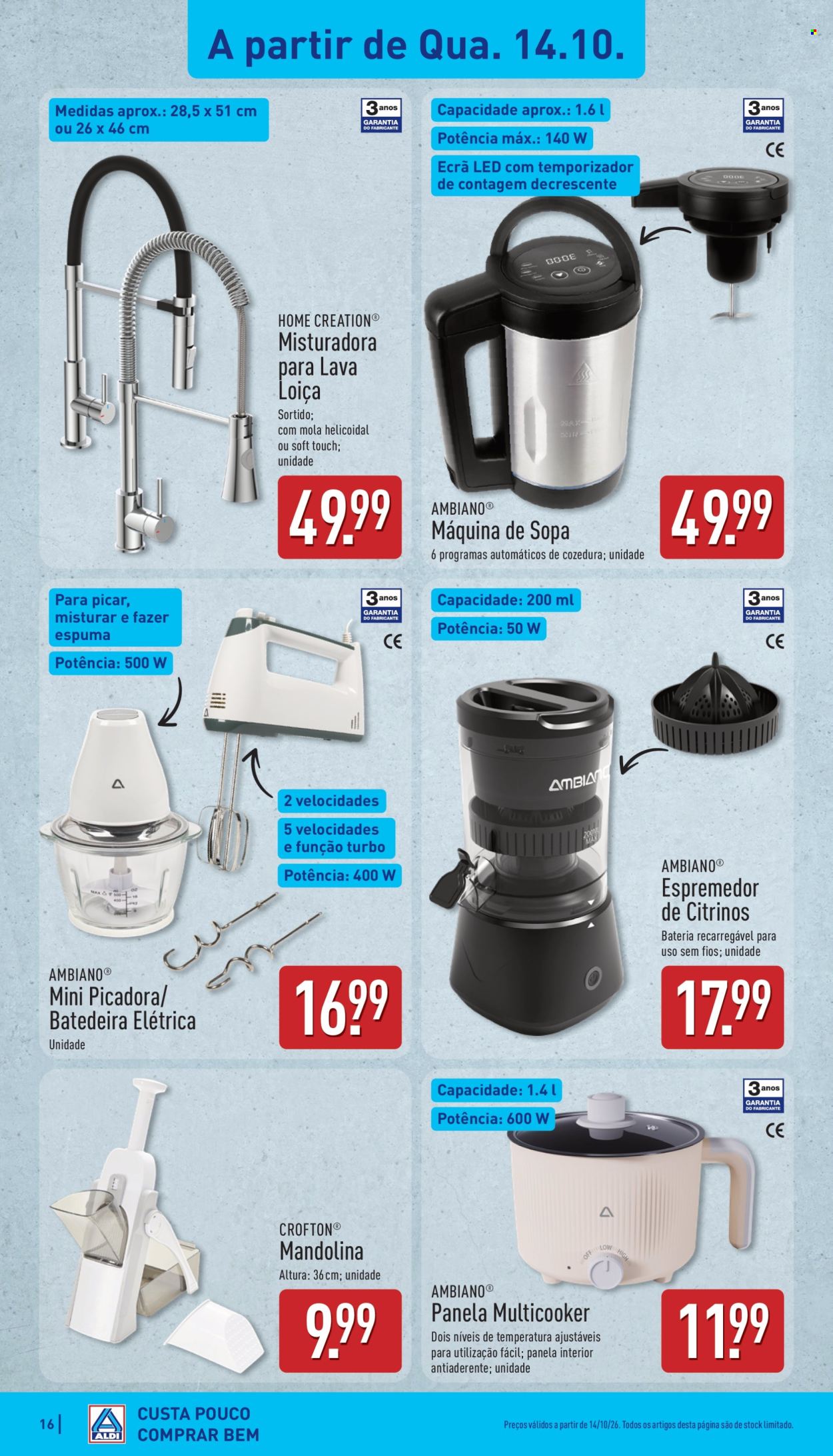 Folheto Aldi - 12.10.2026 - 18.10.2026. Página 16