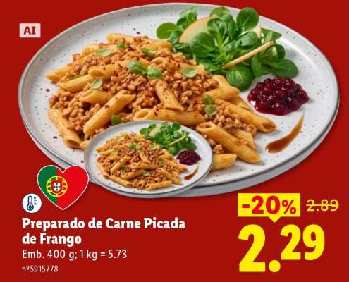 Preparado de Carne Picada de Frango