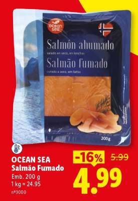 Ocean Sea Salmão Fumado