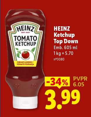 Heinz Ketchup Top Down