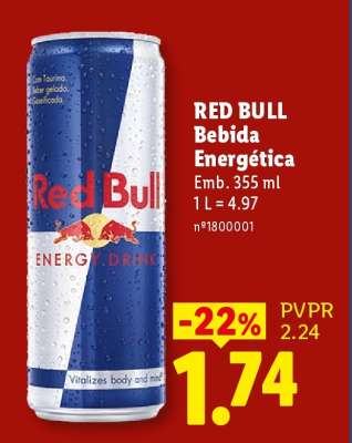 Red Bull Bebida Energética