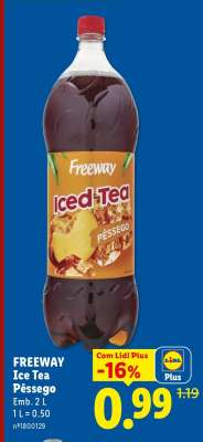 FREEWAY Ice Tea Pêssego
