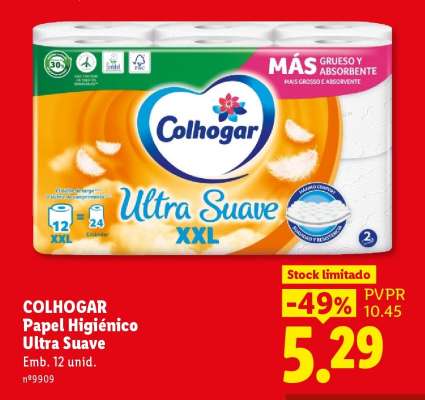 COLHOGAR Papel Higiénico Ultra Suave