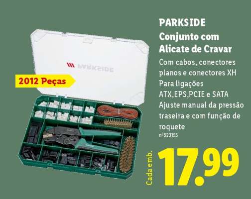 Parkside Conjunto com Alicate de Cravar
