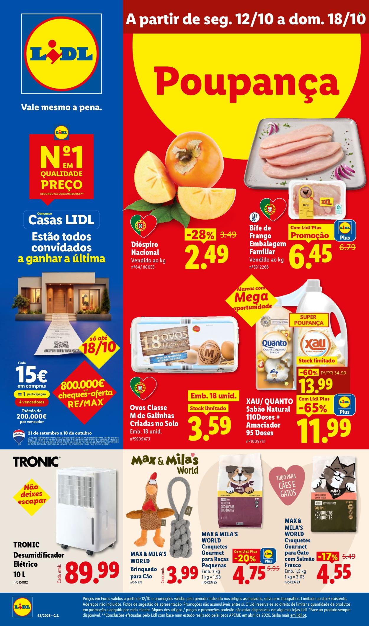 Folheto Lidl - 12.10.2026 - 18.10.2026. Página 1