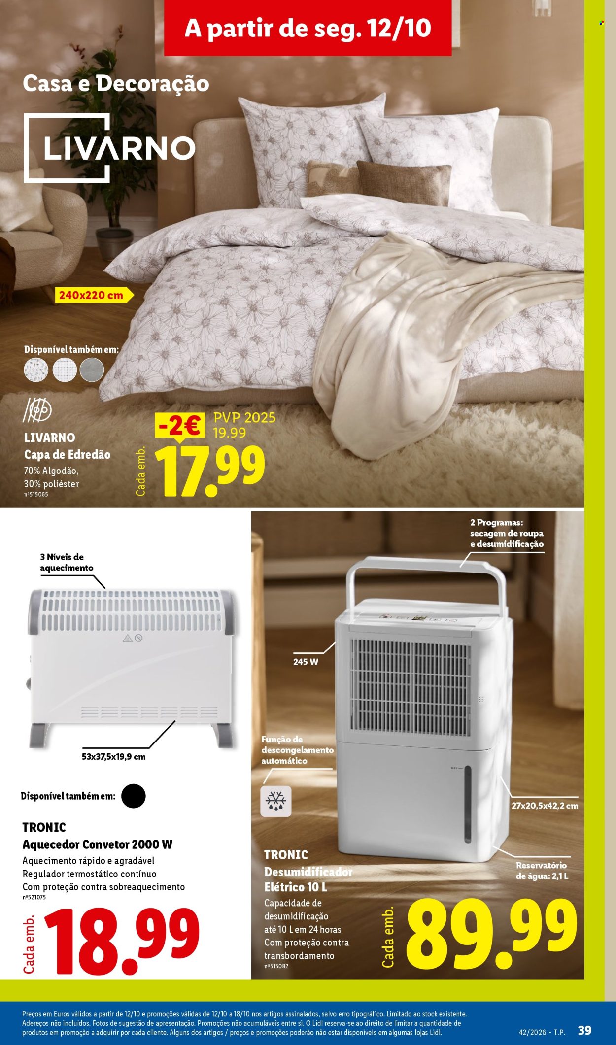 Folheto Lidl - 12.10.2026 - 18.10.2026. Página 39