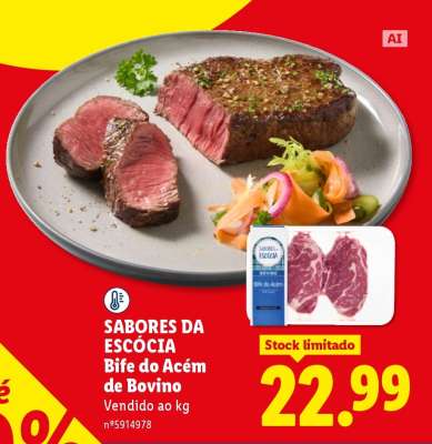 SABORES DA ESCÓCIA Bife do Acém de Bovino