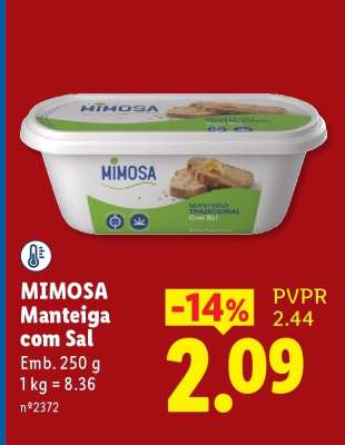 MIMOSA Manteiga com Sal