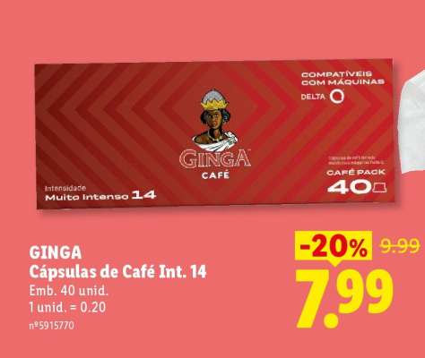 GINGA Cápsulas de Café Int. 14