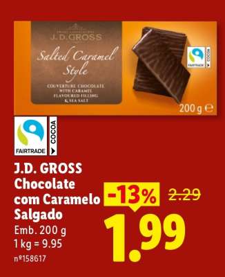 J.D. GROSS Chocolate com Caramelo Salgado
