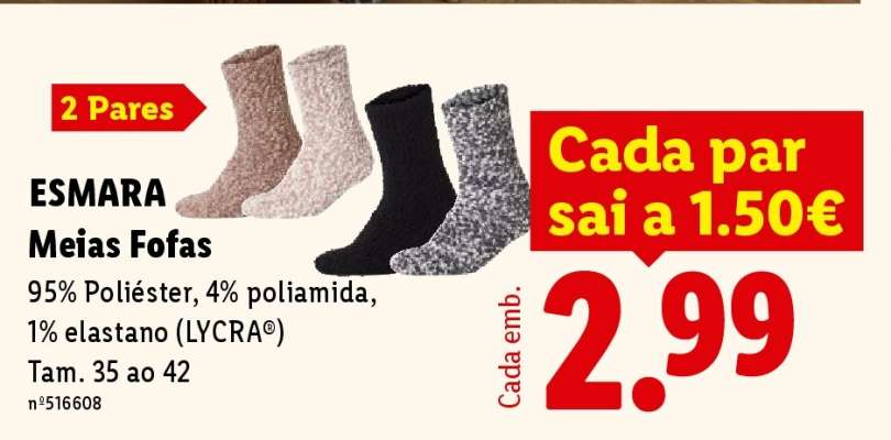 ESMARA Meias Fofas