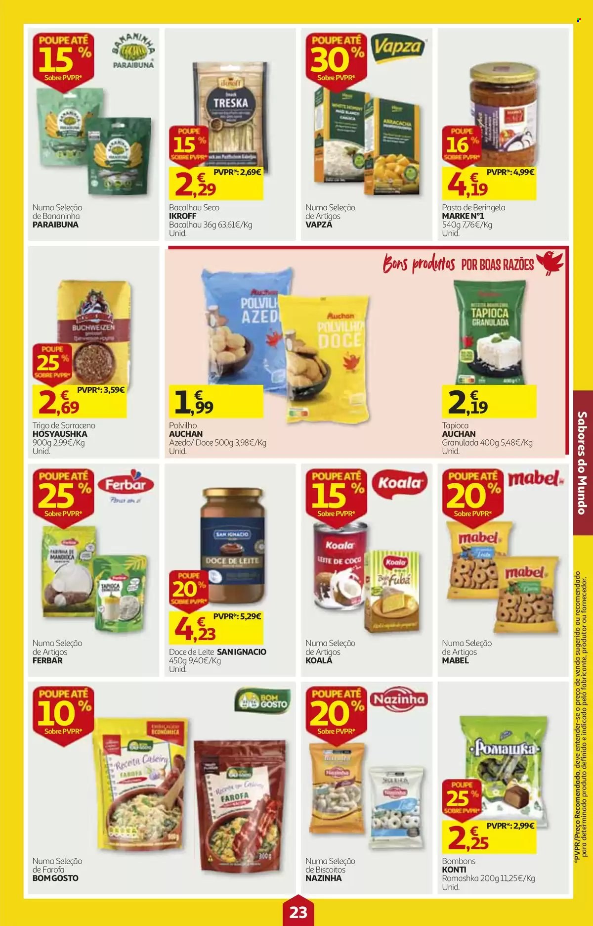 Folheto Auchan - 15.10.2026 - 21.10.2026. Página 23