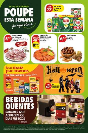 Folheto Pingo Doce - 15.10.2026 - 21.10.2026.