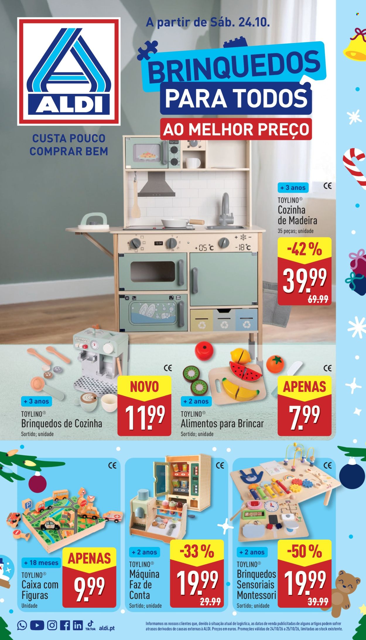 Folheto Aldi - 19.10.2026 - 25.10.2026. Página 1