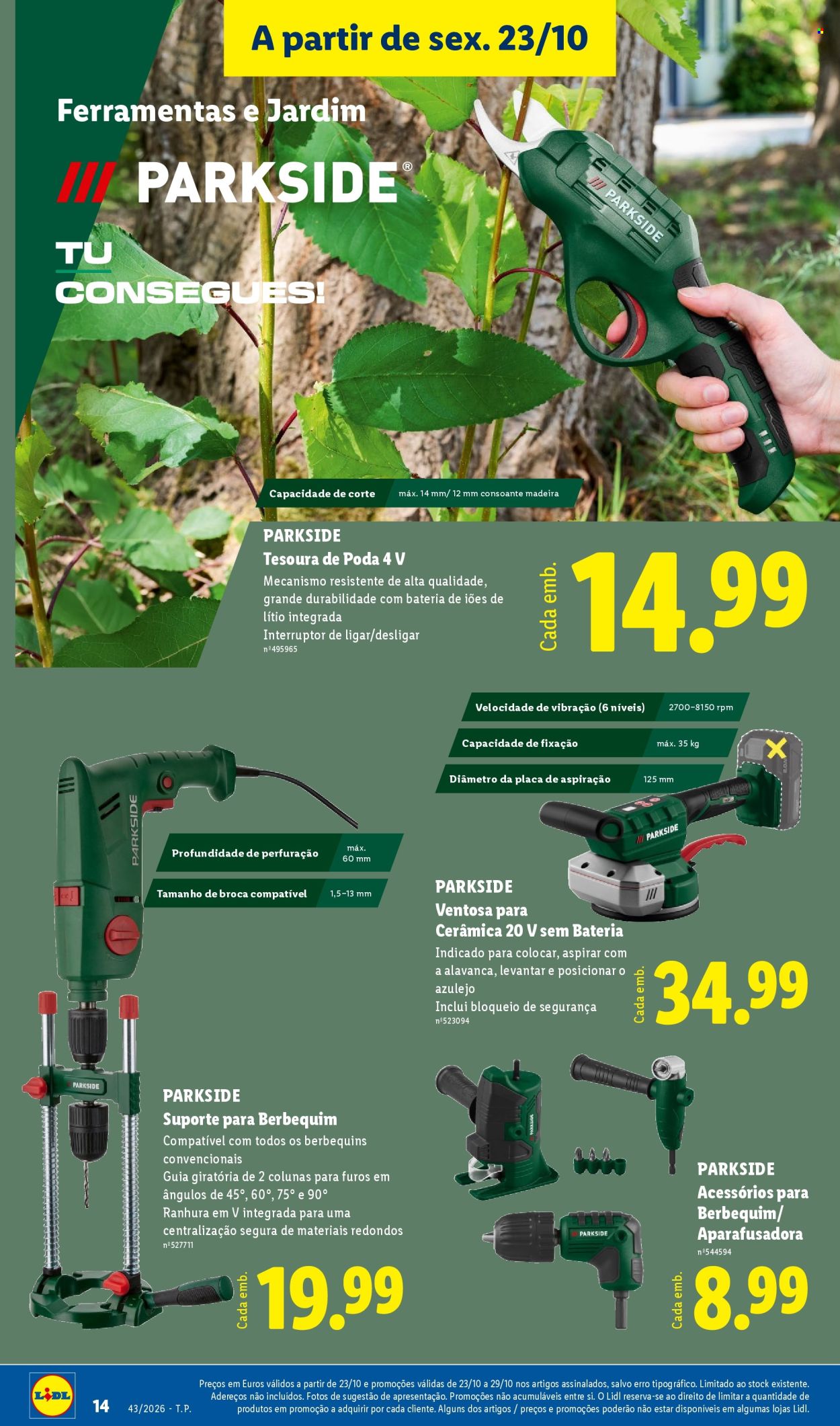 Folheto Lidl - 23.10.2026 - 25.10.2026. Página 14