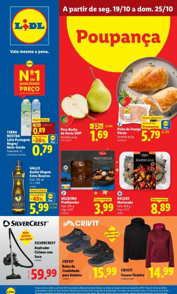 Folheto Lidl - 19.10.2026 - 25.10.2026.