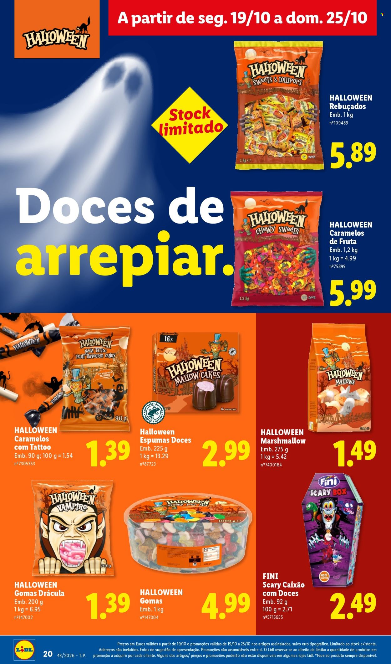 Folheto Lidl - 19.10.2026 - 25.10.2026. Página 20