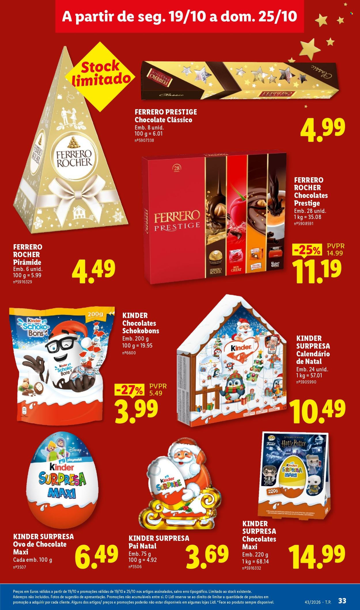 Folheto Lidl - 19.10.2026 - 25.10.2026. Página 33