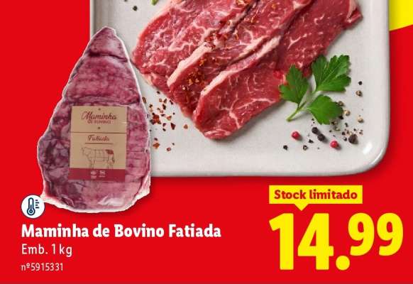 Maminha de Bovino Fatiada