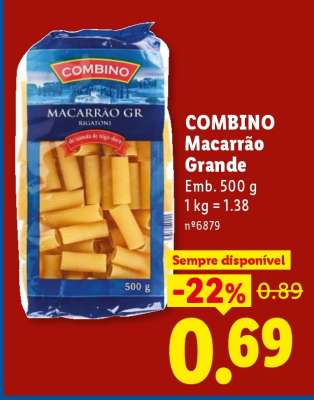 COMBINO Macarrão Grande