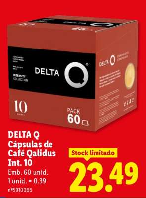DELTA Q Cápsulas de Café Qalidus Int. 10