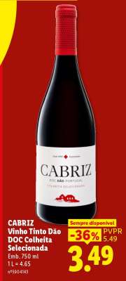 Cabriz Vinho Tinto Dão DOC Colheita Selecionada