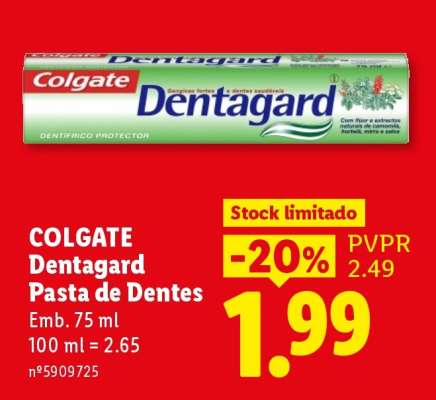 COLGATE Dentagard Pasta de Dentes