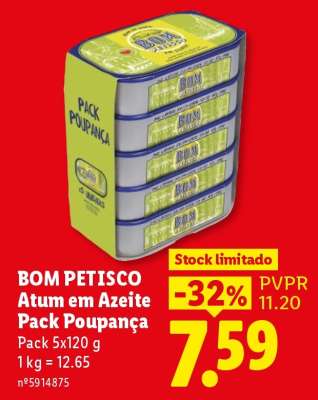 BOM PETISCO Atum em Azeite Pack Poupança