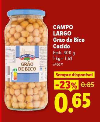 Campo Largo Grão de Bico Cozido