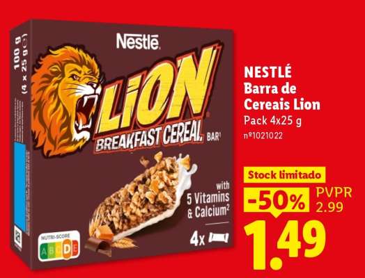 NESTLÉ Barra de Cereais Lion