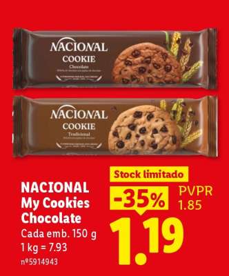 NACIONAL My Cookies Chocolate