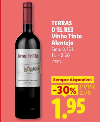 Terras d'el Rei Vinho Tinto Alentejo