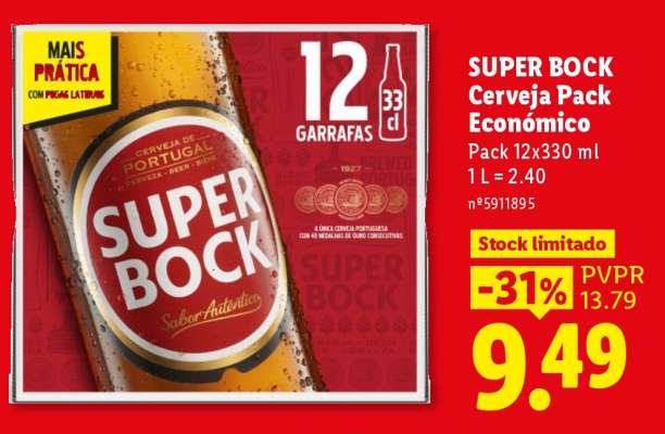 Super Bock Cerveja Pack Económico