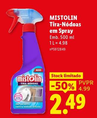 Mistolin Tira-nódoas em Spray