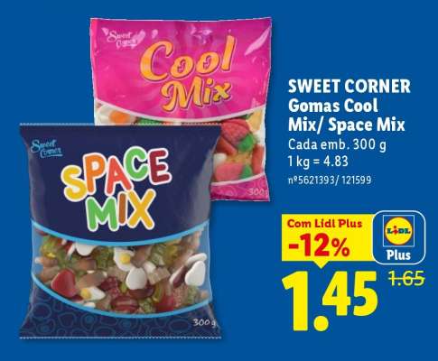 SWEET CORNER Gomas Cool Mix/Space Mix