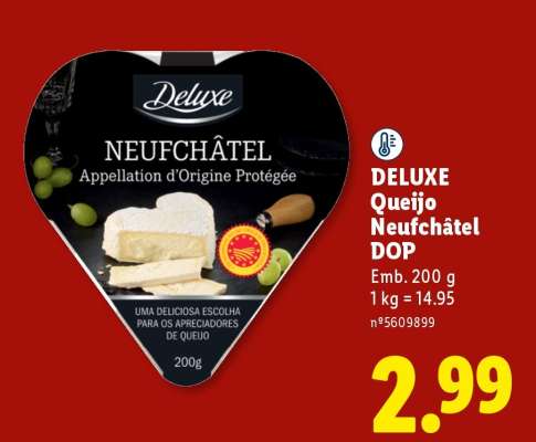 Deluxe Queijo Neufchâtel DOP