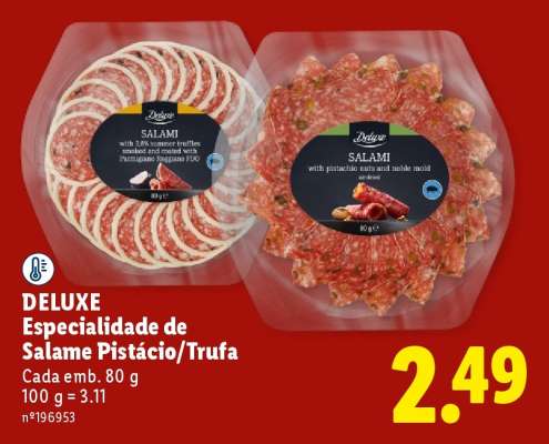 DELUXE Especialidade de Salame Pistácio/Trufa
