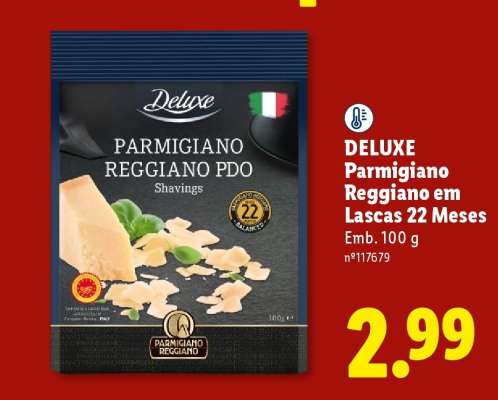 DELUXE Parmigiano Reggiano em Lascas 22 Meses