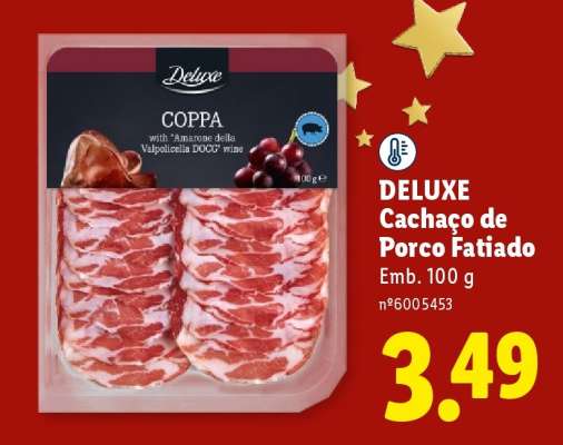DELUXE Cachaço de Porco Fatiado