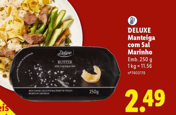 DELUXE Manteiga com Sal Marinho
