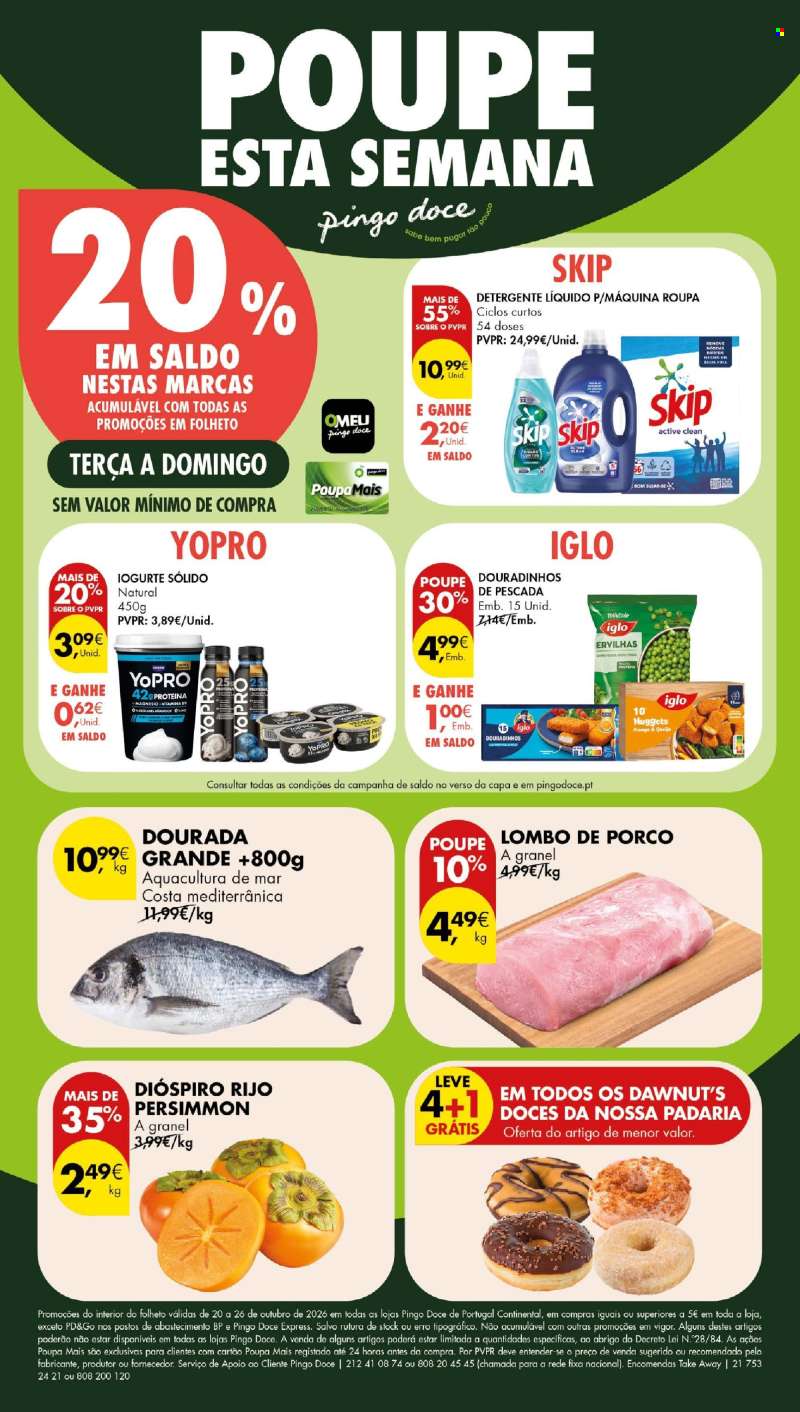 Folheto Pingo Doce - 20.10.2026 - 26.10.2026.