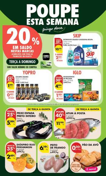 Folheto Pingo Doce - 20.10.2026 - 26.10.2026.