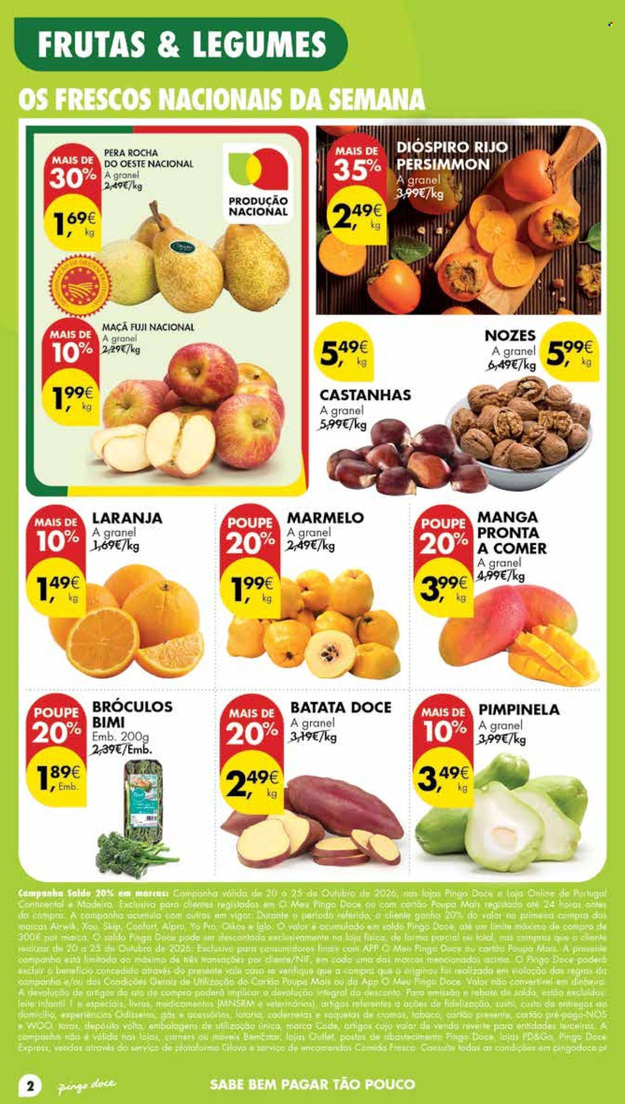 Folheto Pingo Doce - 20.10.2026 - 26.10.2026. Página 2