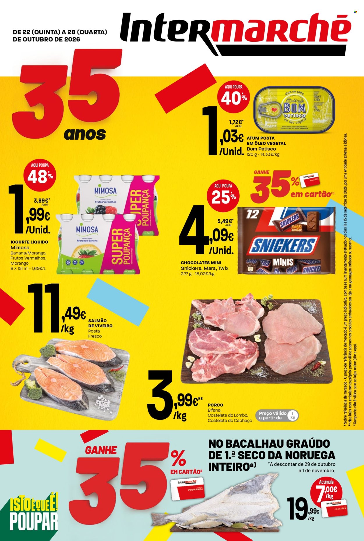 Folheto Intermarché - 22.10.2026 - 28.10.2026. Página 1