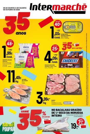 Folheto Intermarché - 22.10.2026 - 28.10.2026.