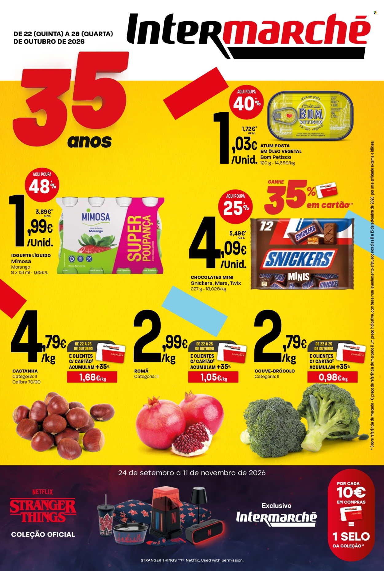 Folheto Intermarché - 22.10.2026 - 28.10.2026. Página 1