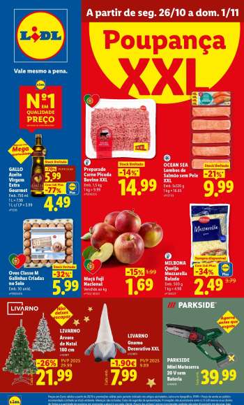 Folheto Lidl - 26.10.2026 - 1.11.2026.