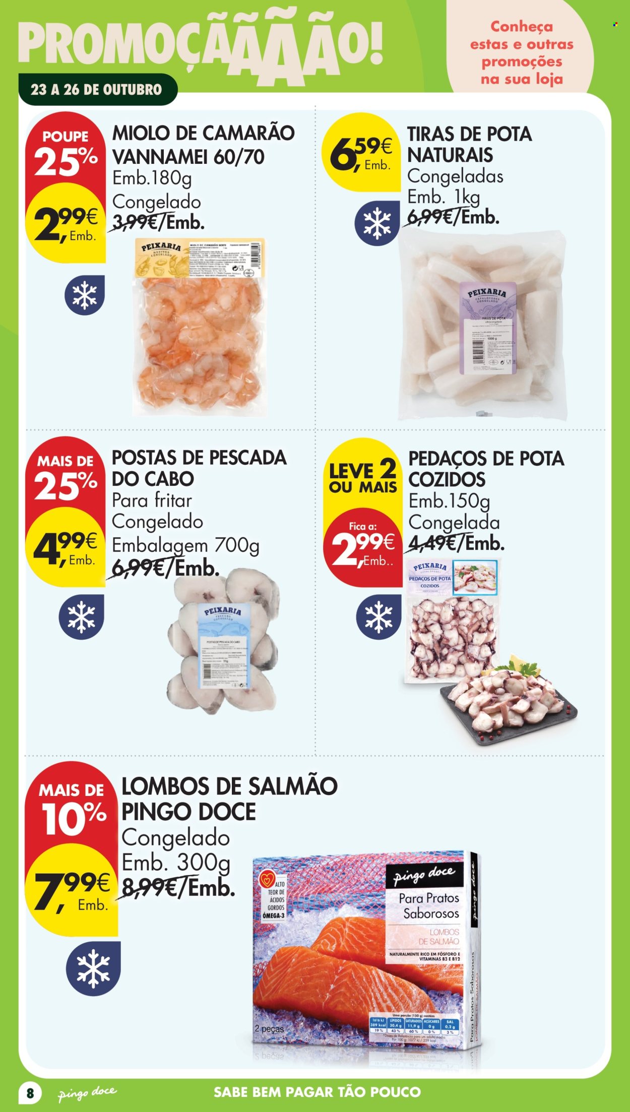 Folheto Pingo Doce - 23.10.2026 - 26.10.2026. Página 8